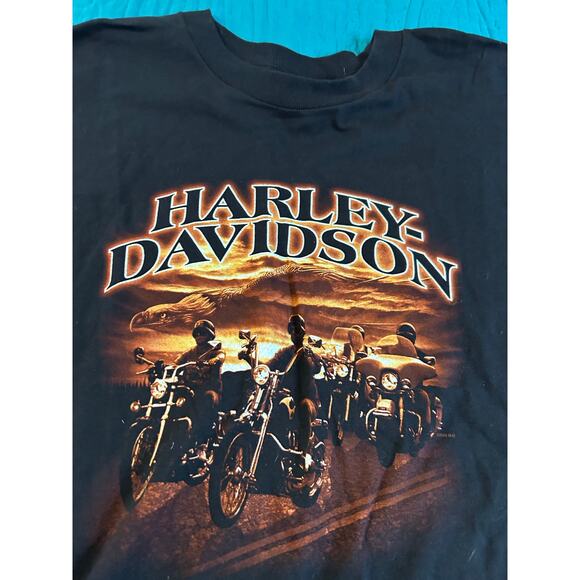 Harley-Davidson Men's Size XL T-Shirt Wabash Valley Terre Haute, IN Black SS - Picture 3 of 6